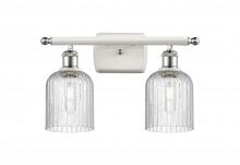 Innovations Lighting 516-2W-WPC-G559-5SDY - Bridal Veil - 2 Light - 15 inch - White Polished Chrome - Bath Vanity Light