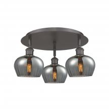 Innovations Lighting 516-3C-OB-G93 - Fenton - 3 Light - 18 inch - Oil Rubbed Bronze - Flush Mount