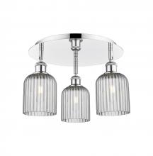 Innovations Lighting 516-3C-PC-G559-5SM - Bridal Veil - 3 Light - 17 inch - Polished Chrome - Flush Mount