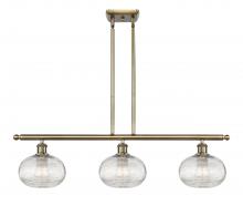 Innovations Lighting 516-3I-AB-G555-8CL - Ithaca - 3 Light - 36 inch - Antique Brass - Cord hung - Island Light