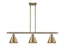  516-3I-AB-M8 - Smithfield - 3 Light - 36 inch - Antique Brass - Cord hung - Island Light