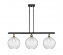 Innovations Lighting 516-3I-BAB-G125-10 - Athens - 3 Light - 37 inch - Black Antique Brass - Stem Hung - Island Light