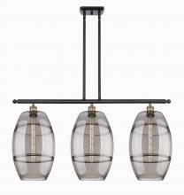 Innovations Lighting 516-3I-BAB-G557-10SM - Vaz - 3 Light - 37 inch - Black Antique Brass - Cord hung - Island Light