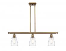 Innovations Lighting 516-3I-BB-G392 - Ellery - 3 Light - 36 inch - Brushed Brass - Cord hung - Island Light