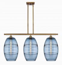 Innovations Lighting 516-3I-BB-G557-10BL - Vaz - 3 Light - 37 inch - Brushed Brass - Cord hung - Island Light