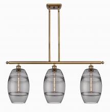 Innovations Lighting 516-3I-BB-G557-8SM - Vaz - 3 Light - 36 inch - Brushed Brass - Cord hung - Island Light