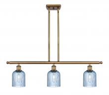 Innovations Lighting 516-3I-BB-G559-5BL - Bridal Veil - 3 Light - 36 inch - Brushed Brass - Cord hung - Island Light