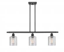 Innovations Lighting 516-3I-BK-G112 - Cobbleskill - 3 Light - 36 inch - Matte Black - Cord hung - Island Light