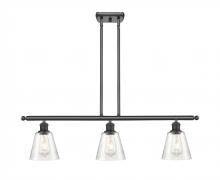 Innovations Lighting 516-3I-BK-G454 - Caton - 3 Light - 36 inch - Matte Black - Cord hung - Island Light