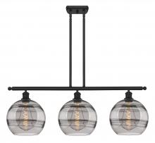 Innovations Lighting 516-3I-BK-G556-10SM - Rochester - 3 Light - 37 inch - Matte Black - Cord hung - Island Light