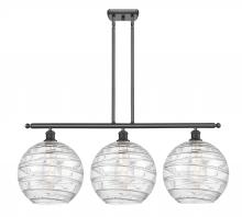 Innovations Lighting 516-3I-OB-G1213-12 - Athens Deco Swirl - 3 Light - 39 inch - Oil Rubbed Bronze - Cord hung - Island Light