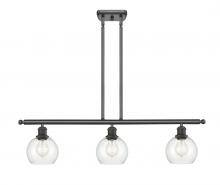 Innovations Lighting 516-3I-OB-G122-6 - Athens - 3 Light - 36 inch - Oil Rubbed Bronze - Cord hung - Island Light