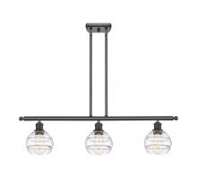 Innovations Lighting 516-3I-OB-G556-6CL - Rochester - 3 Light - 36 inch - Oil Rubbed Bronze - Cord hung - Island Light