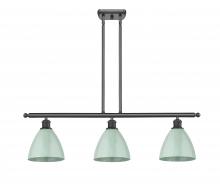 Innovations Lighting 516-3I-OB-MBD-75-SF - Plymouth - 3 Light - 36 inch - Oil Rubbed Bronze - Cord hung - Island Light