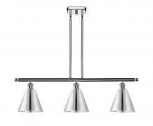 Innovations Lighting 516-3I-PC-MBC-8-PC - Berkshire - 3 Light - 36 inch - Polished Chrome - Cord hung - Island Light