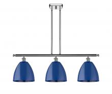 Innovations Lighting 516-3I-PC-MBD-9-BL - Plymouth - 3 Light - 36 inch - Polished Chrome - Cord hung - Island Light