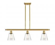 Innovations Lighting 516-3I-SG-G454 - Caton - 3 Light - 36 inch - Satin Gold - Cord hung - Island Light