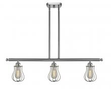 Innovations Lighting 516-3I-SN-CE513 - Muselet - 3 Light - 36 inch - Brushed Satin Nickel - Cord hung - Island Light