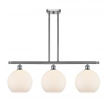 Innovations Lighting 516-3I-SN-G121-10 - Athens - 3 Light - 37 inch - Brushed Satin Nickel - Stem Hung - Island Light