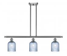 Innovations Lighting 516-3I-SN-G559-5BL - Bridal Veil - 3 Light - 36 inch - Brushed Satin Nickel - Cord hung - Island Light