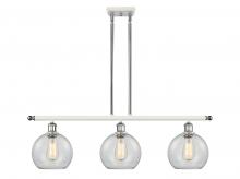 Innovations Lighting 516-3I-WPC-G122-8 - Athens - 3 Light - 36 inch - White Polished Chrome - Cord hung - Island Light