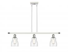 Innovations Lighting 516-3I-WPC-G394 - Ellery - 3 Light - 36 inch - White Polished Chrome - Cord hung - Island Light