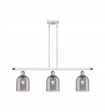 Innovations Lighting 516-3I-WPC-G558-6SM - Bella - 3 Light - 36 inch - White Polished Chrome - Cord hung - Island Light