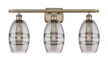 Innovations Lighting 516-3W-AB-G557-6SM - Vaz - 3 Light - 26 inch - Antique Brass - Bath Vanity Light