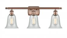 Innovations Lighting 516-3W-AC-G2812 - Hanover - 3 Light - 26 inch - Antique Copper - Bath Vanity Light
