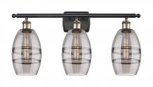 Innovations Lighting 516-3W-BAB-G557-6SM - Vaz - 3 Light - 26 inch - Black Antique Brass - Bath Vanity Light