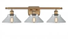 Innovations Lighting 516-3W-BB-G132 - Orwell - 3 Light - 28 inch - Brushed Brass - Bath Vanity Light