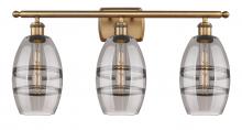 Innovations Lighting 516-3W-BB-G557-6SM - Vaz - 3 Light - 26 inch - Brushed Brass - Bath Vanity Light