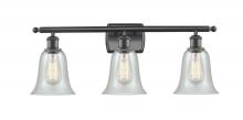 Innovations Lighting 516-3W-BK-G2812 - Hanover - 3 Light - 26 inch - Matte Black - Bath Vanity Light