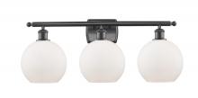 Innovations Lighting 516-3W-OB-G121 - Athens - 3 Light - 28 inch - Oil Rubbed Bronze - Bath Vanity Light