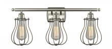 Innovations Lighting 516-3W-SN-CE513 - Muselet - 3 Light - 26 inch - Brushed Satin Nickel - Bath Vanity Light