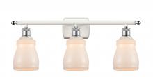 Innovations Lighting 516-3W-WPC-G391 - Ellery - 3 Light - 25 inch - White Polished Chrome - Bath Vanity Light