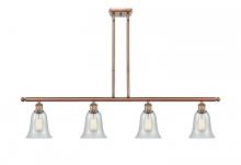 Innovations Lighting 516-4I-AC-G2812 - Hanover - 4 Light - 48 inch - Antique Copper - Cord hung - Island Light
