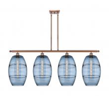 Innovations Lighting 516-4I-AC-G557-10BL - Vaz - 4 Light - 48 inch - Antique Copper - Cord hung - Island Light