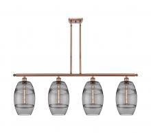 Innovations Lighting 516-4I-AC-G557-8SM - Vaz - 4 Light - 48 inch - Antique Copper - Cord hung - Island Light