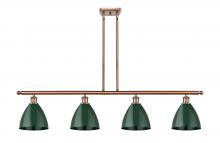 Innovations Lighting 516-4I-AC-MBD-75-GR - Plymouth - 4 Light - 48 inch - Antique Copper - Cord hung - Island Light
