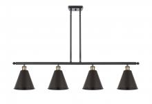 Innovations Lighting 516-4I-BAB-MBC-8-BK - Berkshire - 4 Light - 48 inch - Black Antique Brass - Cord hung - Island Light