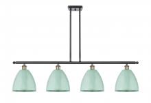 Innovations Lighting 516-4I-BAB-MBD-9-SF - Plymouth - 4 Light - 48 inch - Black Antique Brass - Cord hung - Island Light