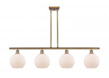 Innovations Lighting 516-4I-BB-G121-8 - Athens - 4 Light - 48 inch - Brushed Brass - Cord hung - Island Light