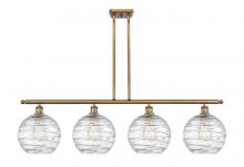 Innovations Lighting 516-4I-BB-G1213-10 - Athens Deco Swirl - 4 Light - 48 inch - Brushed Brass - Cord hung - Island Light