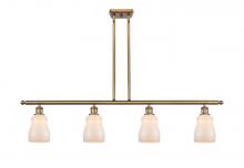 Innovations Lighting 516-4I-BB-G391 - Ellery - 4 Light - 48 inch - Brushed Brass - Cord hung - Island Light