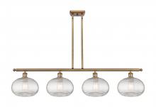 Innovations Lighting 516-4I-BB-G555-10CL - Ithaca - 4 Light - 48 inch - Brushed Brass - Cord hung - Island Light