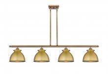 Innovations Lighting 516-4I-BB-M14-BB - Adirondack - 4 Light - 48 inch - Brushed Brass - Cord hung - Island Light
