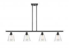 Innovations Lighting 516-4I-BK-G454 - Caton - 4 Light - 48 inch - Matte Black - Cord hung - Island Light