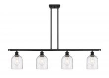 Innovations Lighting 516-4I-BK-G558-6SDY - Bella - 4 Light - 48 inch - Matte Black - Cord hung - Island Light