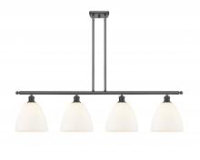 Innovations Lighting 516-4I-BK-GBD-91 - Bristol - 4 Light - 48 inch - Matte Black - Cord hung - Island Light